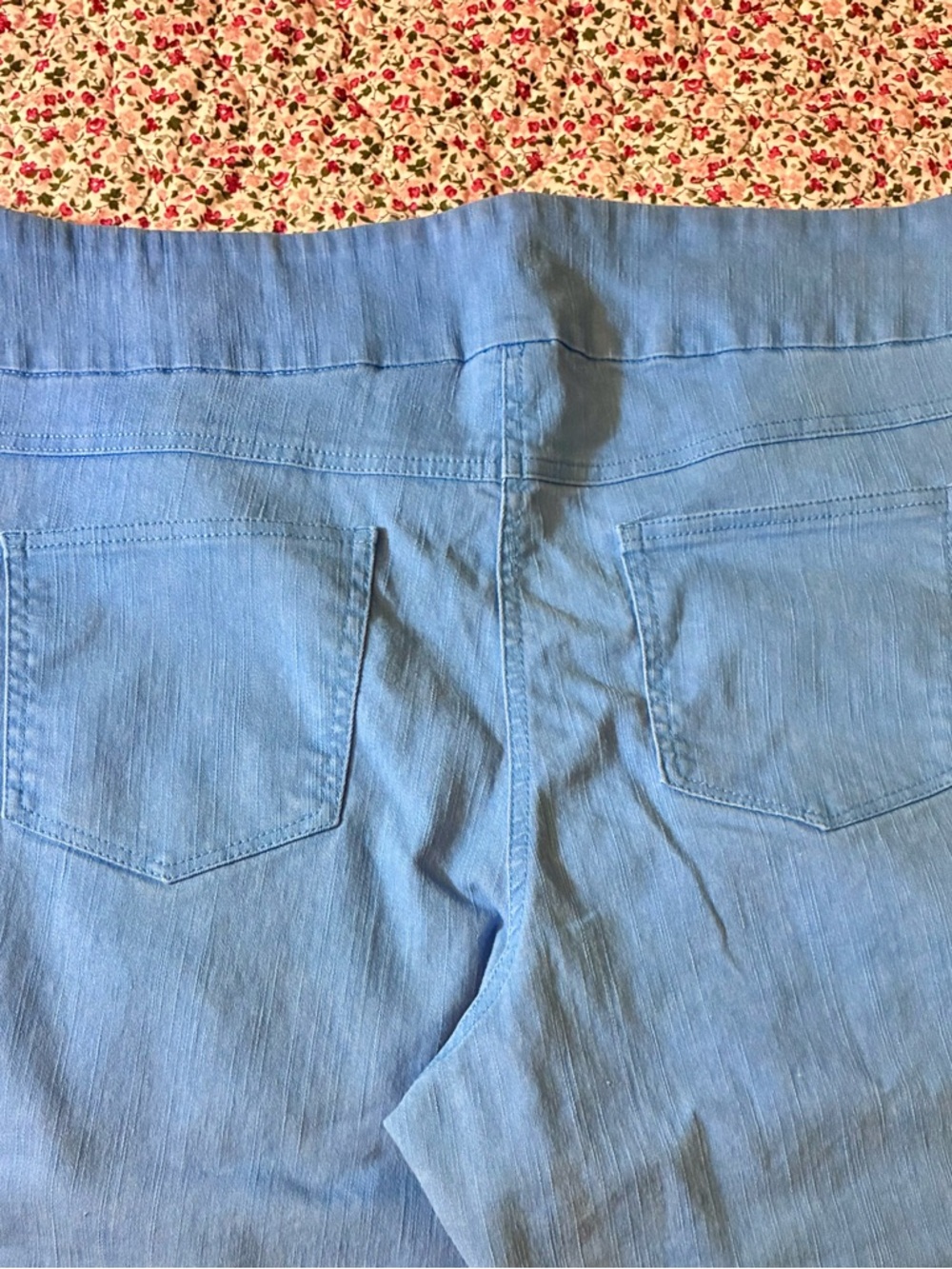 Ruby Rd. Light Blue Stretch Jeggings - Picture 5 of 6